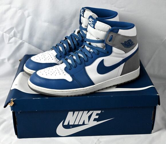 Nike Air Jordan 1 Retro Hi OG Men\'s 15 DZ5485-410 True Blue w/Box main image 4